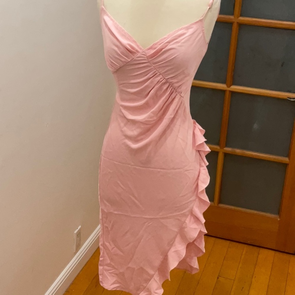More To Come Natasha Ruffle Midi Dress, Size: XS - Picture 6 of 11